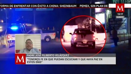 Quisiéramos que la paz sea permanente, pero ese es trabajo del Estado: padre Filiberto Velázquez