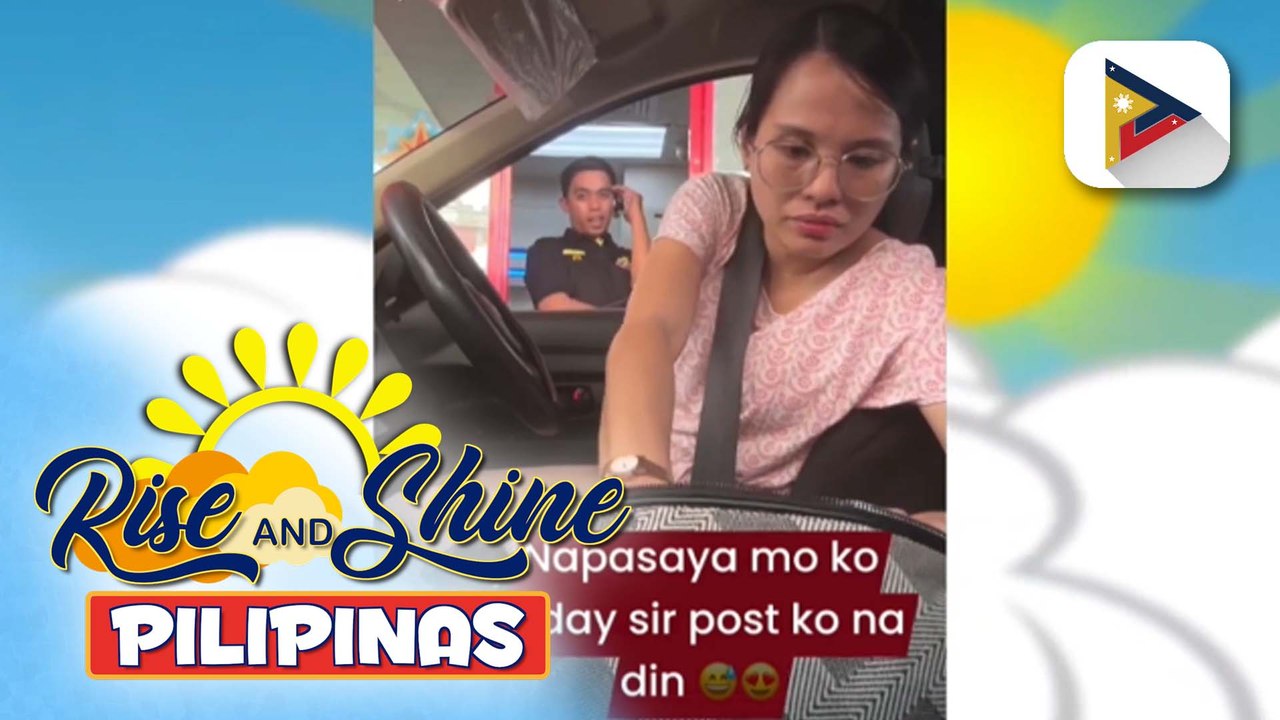 Sunshine Stories | Bibong fastfood crew, nagbigay good vibes sa netizens sa pagsayaw nito sa isang customer
