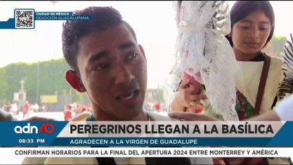 Peregrinos comienzan a llegar a la Basílica de Guadalupe