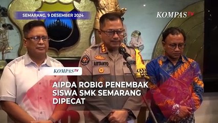 Aipda Robig Dipecat Terbukti Tembak Siswa SMK Semarang