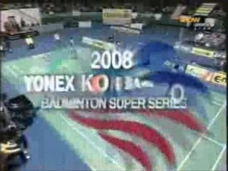 Badminton 2008 Korea WS Final game 1