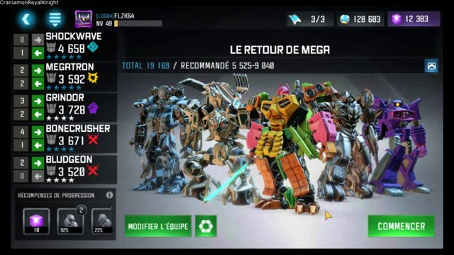 Transformers Forgés d'Acier (Walkthrough FR) épisode 89: Le retour de Mega (100%)