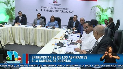 Entrevistan 26 de los aspirantes a la Cámara de Cuentas
