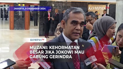 Kemungkinan Jokowi Gabung Gerindra, Muzani: Bagi Kami Kehormatan