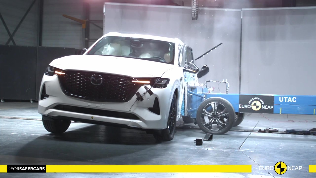 Fünf Sterne für den Mazda CX-80 im Euro NCAP-Test