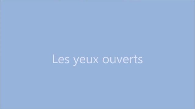 Cours de guitare : Une de mes créations, vidéo comprise. Les yeux ouverts.