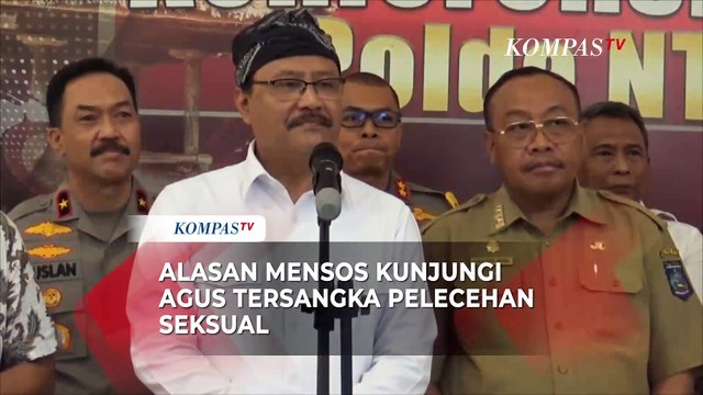 Alasan Mensos Saifullah Yusuf Kunjungi Agus Tersangka Pelecehan Seksual