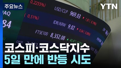 증시 급등에 코스피 2,400선 회복...환율 1,420원대 / YTN