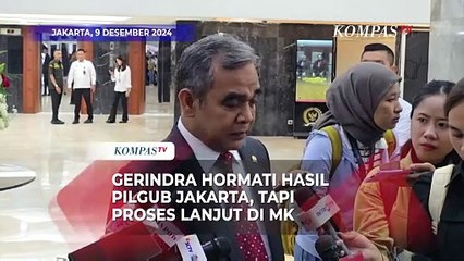 Gerindra Hormati Hasil Pilgub Jakarta, tapi Tetap Ajukan Gugatan ke MK
