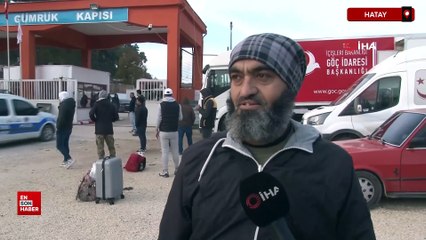 Hatay'da Yayladağı Gümrük Kapısı’ndan geçişler başladı