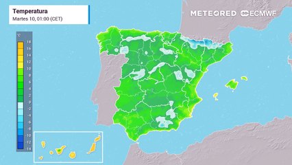 Las heladas irán a más los próximos días