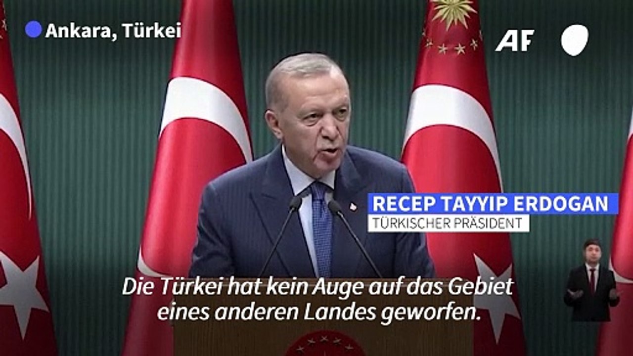 Erdogan: Türkei strebt keine Ausweitung ihres Staatsgebiets nach Syrien an