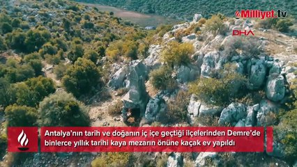Evin konumu şaşkına çevirdi! Telle çevirdi, ailesiyle gelip yaşamaya başladı