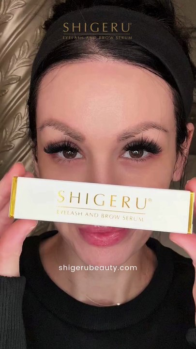 Get the best results with Shigeru Eyelash and Brow Serum!