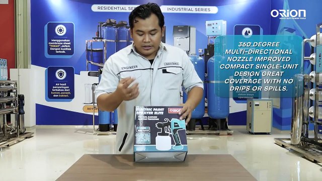 REVIEW MESIN SEMPROT ELEKTRIK DENGAN HARGA TERJANGKAU - ORION SPRAY GUN ESG-1818