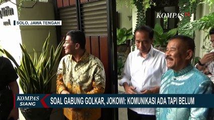 Soal Isu Gabung Golkar, Jokowi: Komunikasi Ada, Tapi Belum!