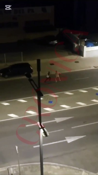 Pelea en la calle en Segur de Calafell