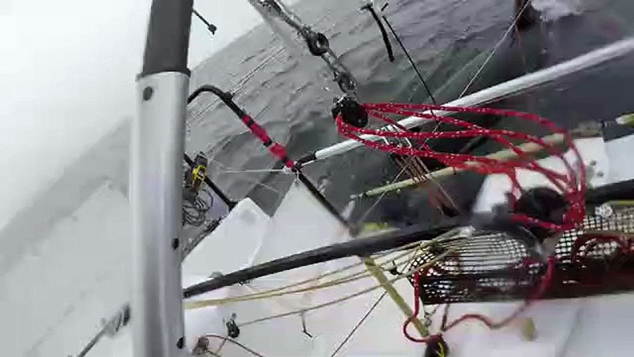 2 orques percutent le bateau du skipper Gaël Ledoux