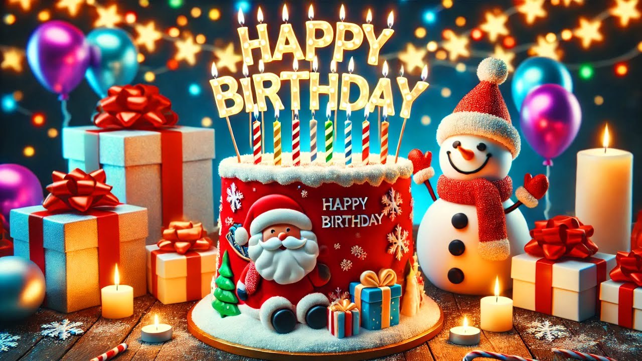 🎂Christmas Cake Decorating Ideas 2025 | Simple Cake Design Photos | Happy Birthday Music