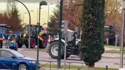Los tractores toman Valladolid