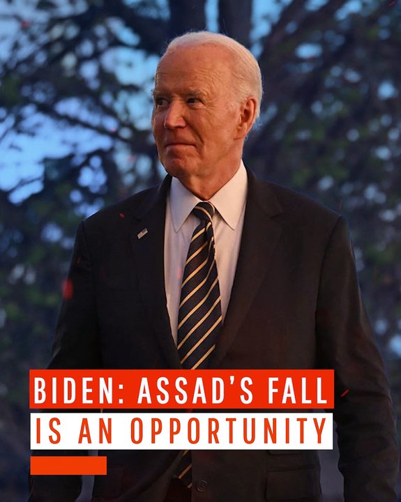Biden Assad’s Fall is an Opportunity