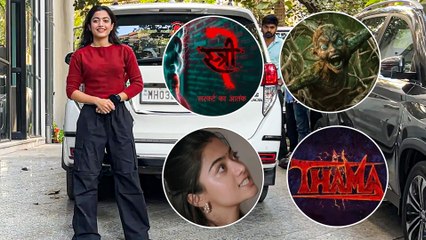 Rashmika Mandanna Spotted At The Maddock Office: Joins The Stree-Munjya Universe With THAMA