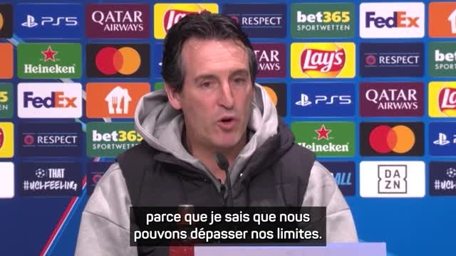 Aston Villa - Emery : Nous pouvons dépasser nos limites