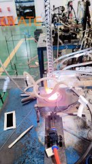 Mass production of 480mm 220v 1500w carbon infrared heating lamps quartz tube