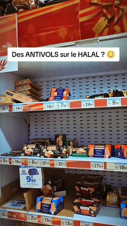 Des antivols sur les produits halal ?