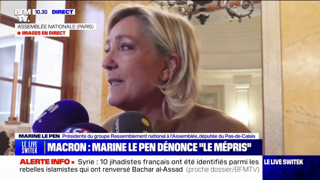 De ce mépris, je fais mon miel : Marine Le Pen s'exprime sur l'absence du RN dans les consultations à l'Élysée