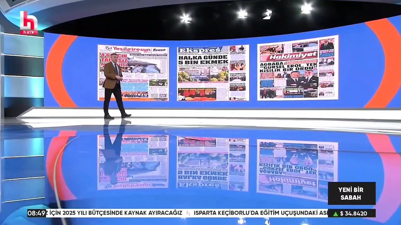 Gazetemiz  @ekspreshaber_ 'in "SİLVAN BELEDİYESİ, İLK KEZ HALK EKMEK FABRİKASI AÇIYOR: HALKA GÜNDE 5 BİN EKMEK" manşeti İSMAİL KÜÇÜKKAYA ile Yeni Bir Sabah programında.