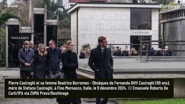 Caroline de Monaco avec ses 3 enfants Charlotte, Pierre et Andrea Casiraghi qui viennent de perdre leur grand-mère, la famille soudée en Italie