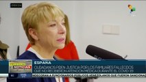 Españoles piden justicia por familiares fallecidos de COVID 19