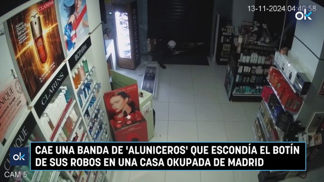 Cae una banda de 'aluniceros' que escondía el botín de sus robos en una casa okupada de Madrid