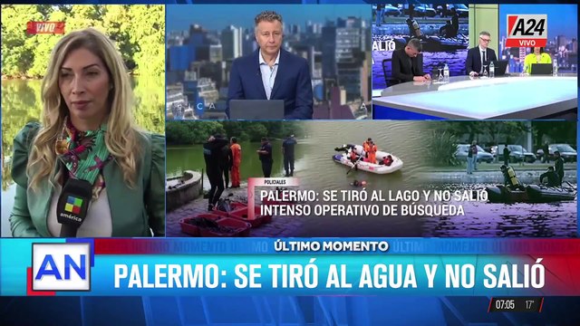 Palermo: se tiró al agua del lago Regatas y no salió
