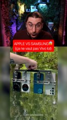 APPLE VS SAMSUNG😱 (ça ne vaut pas Vivo lol)