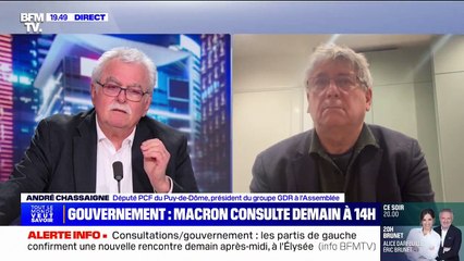 Bernard de La Villardière sur le plateau de BFMTV en avril 2024.