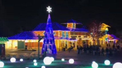 Man takes kids to Kentucky Kingdom for their first ever magical Christmas event