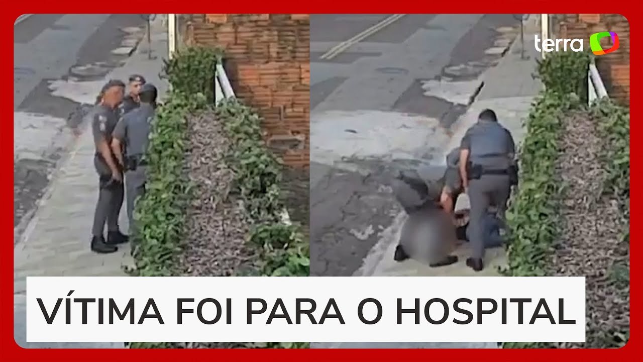 PM agride mulher com soco no rosto em abordagem no interior de SP