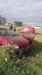 ebrio al volante chocó en avenida Bolivia