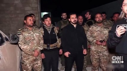 Münbiç'teki sığınakları ve örgütün 'ölüm tanklarını' CNN TÜRK görüntüledi