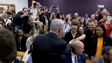 وصول نتنياهو مقر محاكمته والإدلاء بشهادته في قضية الفساد الكبرى