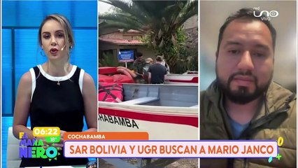 Intensa búsqueda de Mario Janco en el río Chimoré que registra una crecida