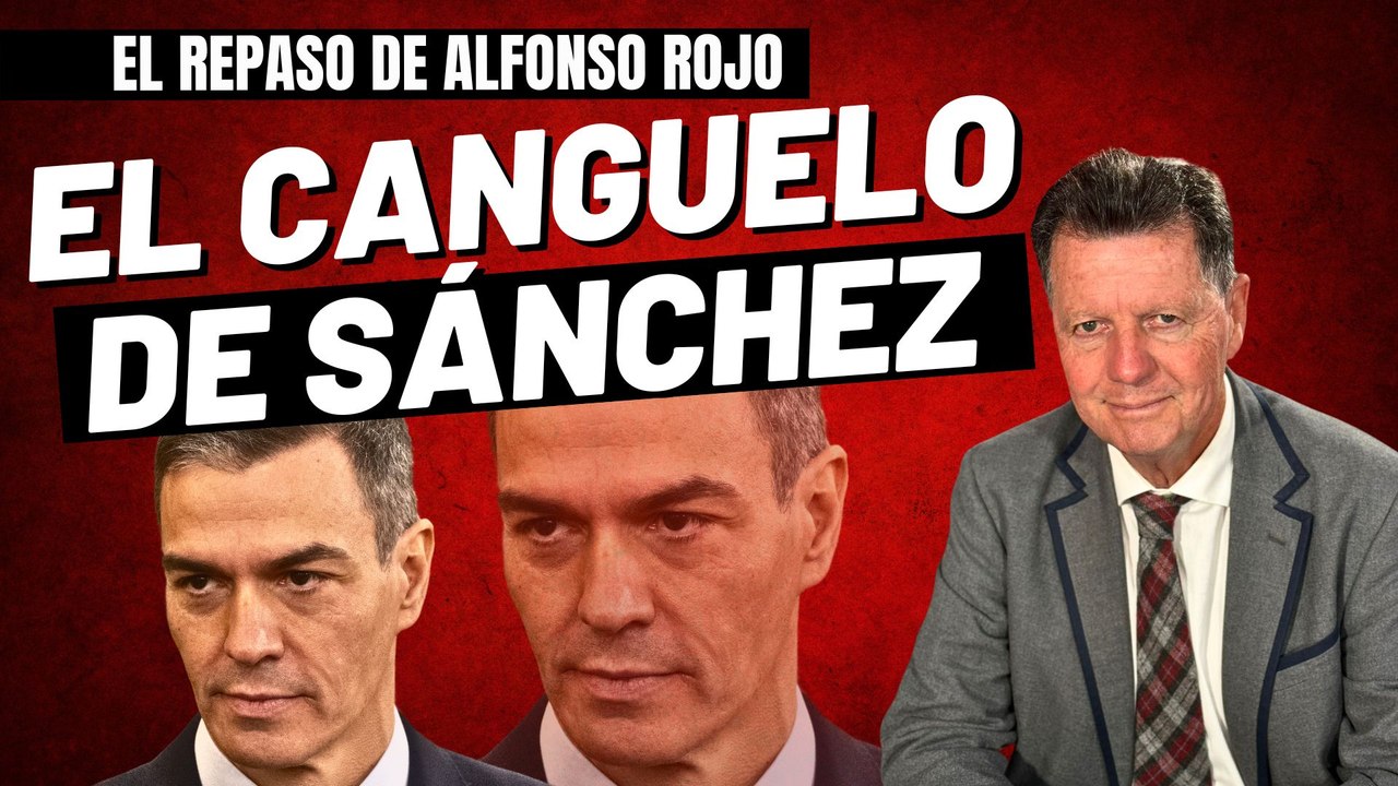 Alfonso Rojo: “Sánchez huye de policías y víctimas de la DANA, pero quiere un nuevo 36 con Franco”