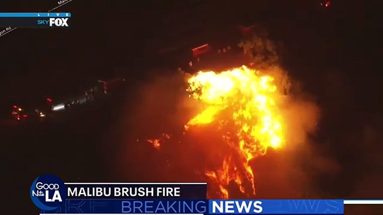 Malibu_fire_stretches_to_100_acres,_prompting_evacuations(360p)