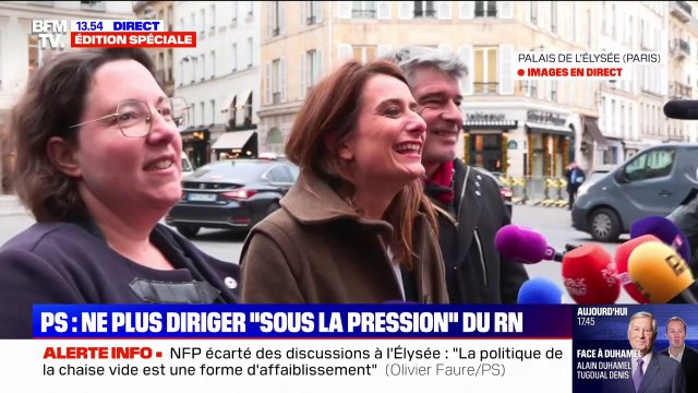 Consultations à l'Élysée: Nous sommes venus sans aucune naïveté , assure Marine Tondelier (Les Écologistes)