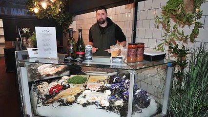 Holy Mackerel, Fishmonger and Seafood Bar, at 32 High Street, Battle, in East Sussex