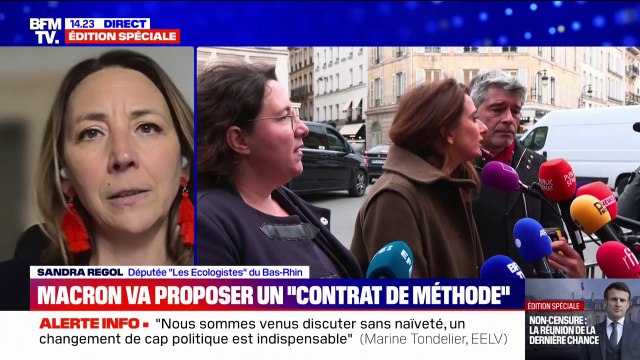 Consultations à l'Élysée: Nous laissons une dernière chance à Emmanuel Macron assure Sandra Regol (Les Écologistes)