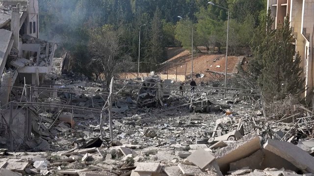 Ataques masivos de Israel contra instalaciones militares en Siria