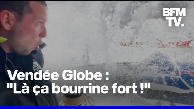 Là ça bourrine fort : les skippers du Vendée Globe affrontent les vents violents des mers du Sud